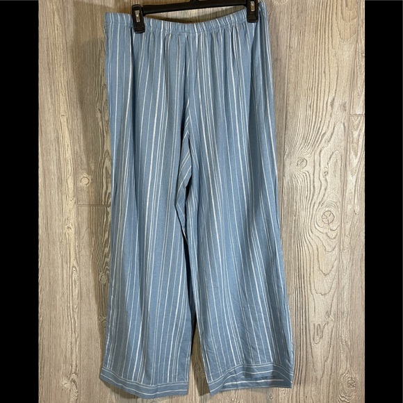 Nordstrom linen rayon blend striped pants size medium - Picture 4 of 5